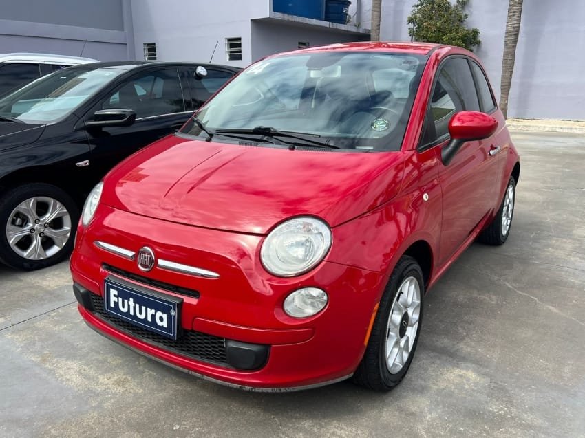 Fiat 500 Cult 1.4 Flex 8V EVO Dualogic na cor Vermelho em Florianópolis / SC - 46457