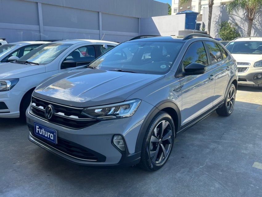 Volkswagen Nivus Highline 1.0 200 TSI Flex Aut. na cor Cinza em Florianópolis / SC - 46468