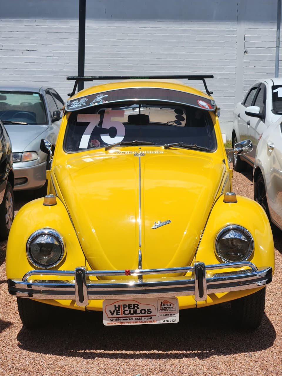 Volkswagen Fusca 1300/1300L na cor Amarelo no Canoas / RS - 46655