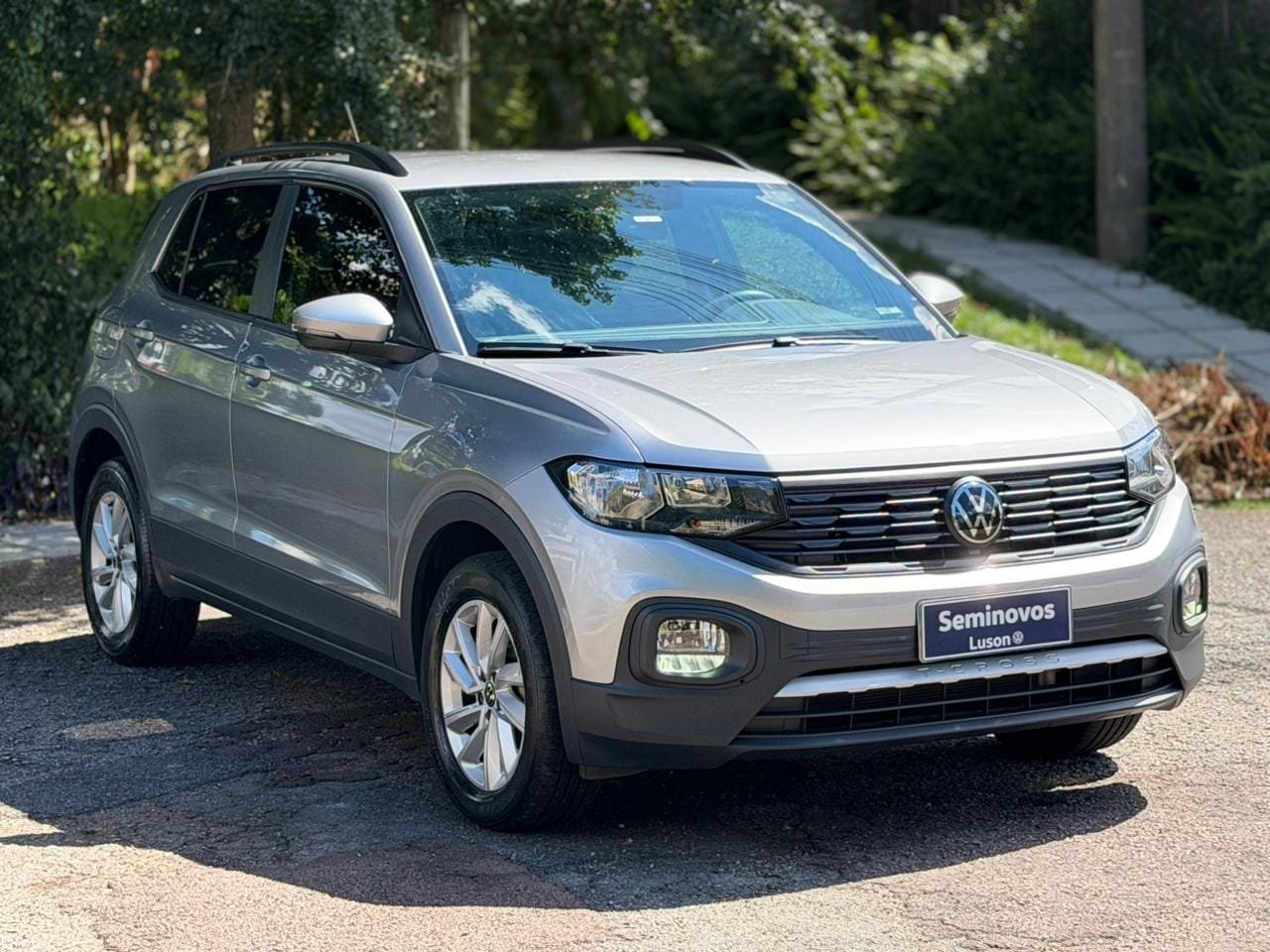 Volkswagen T-Cross 200 TSI 1.0 Flex 12V 5p Aut. na cor Cinza em Curitiba / PR - 46968