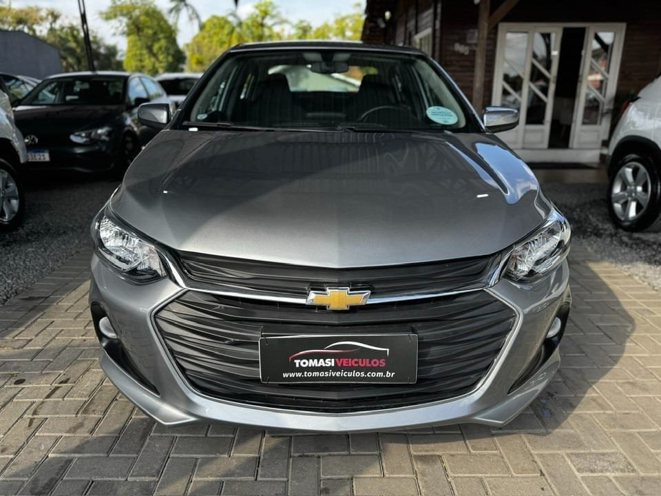 Chevrolet ONIX HATCH LTZ 1.0 12V TB Flex 5p Aut. na cor Cinza em Joinville / SC - 47265