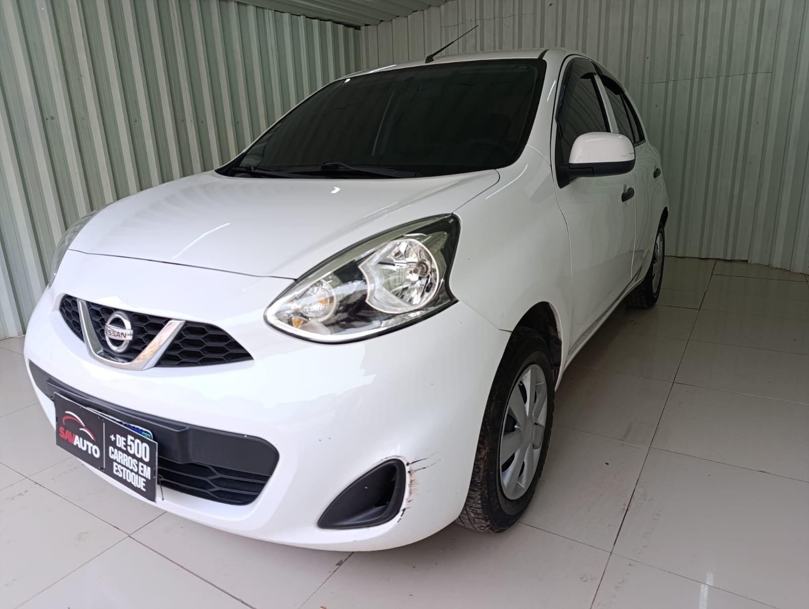 Nissan MARCH S 1.0 12V Flex 5p na cor Branco no Porto Alegre / RS - 47562