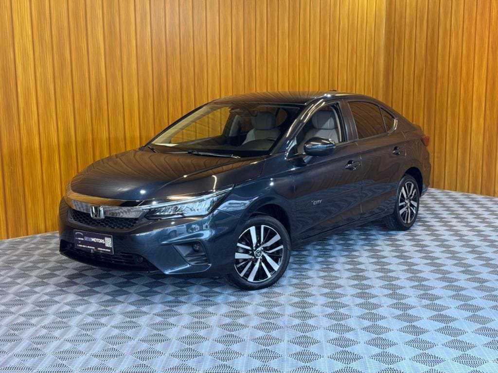 Honda City Sedan Touring 1.5 Flex 16V 4p Aut. na cor Azul em Joinville / SC - 477