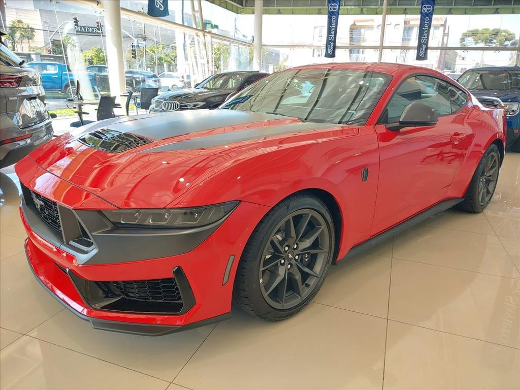 Ford Mustang GT Premium 5.0 V8 na cor Vermelho em Curitiba / PR - 4797