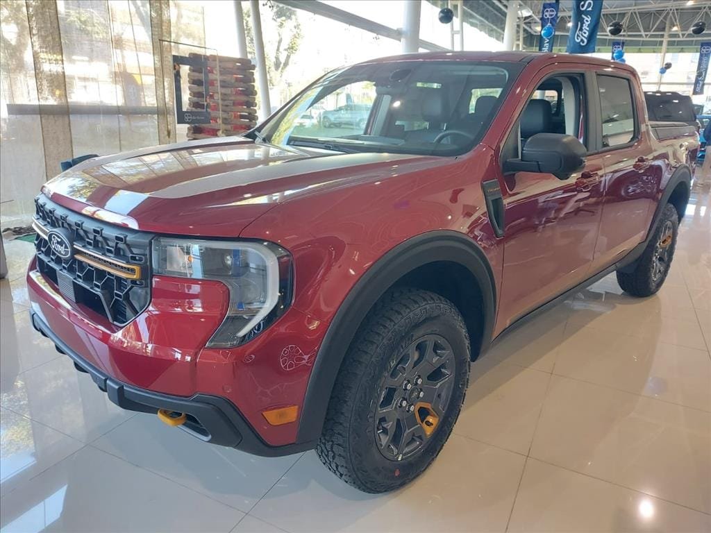 Ford Maverick Tremor 2.0 EcoBoost 4WD Aut. na cor Vermelho em Curitiba / PR - 4800