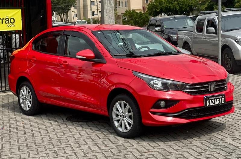 Fiat Cronos 1.0 6V Flex na cor Vermelho em Curitiba / PR - 48007