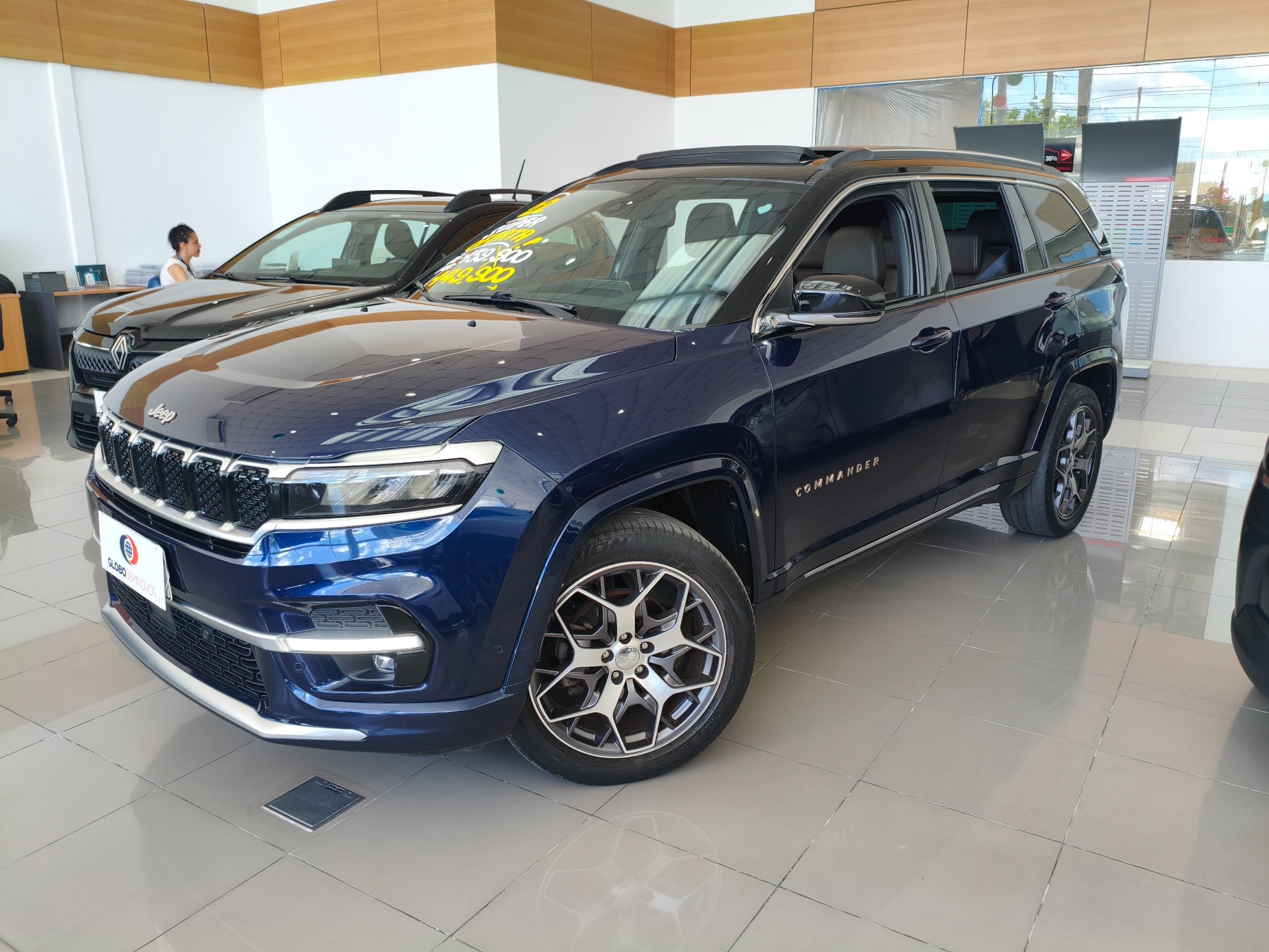 Jeep Commander Overland T270 1.3 TB Flex Aut. na cor Azul em São José dos Pinhais / PR - 48335