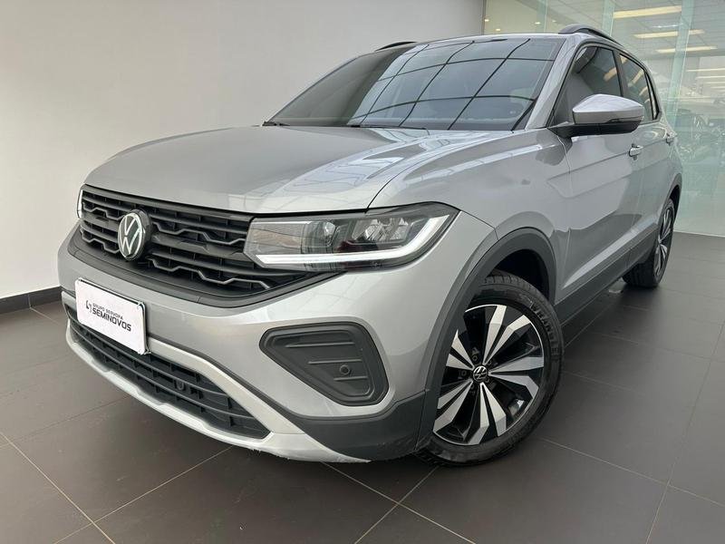 Volkswagen T-Cross 200 TSI 1.0 Flex 12V 5p Aut. na cor Prata em Maringá / PR - 4845