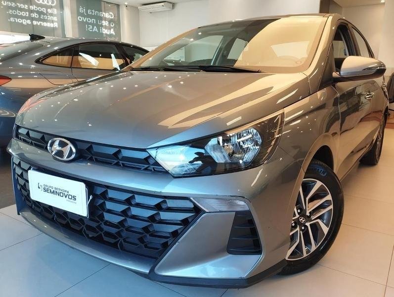 Hyundai HB20S Limited 1.0 Flex 12V Mec. na cor Cinza em Cascavel / PR - 4866
