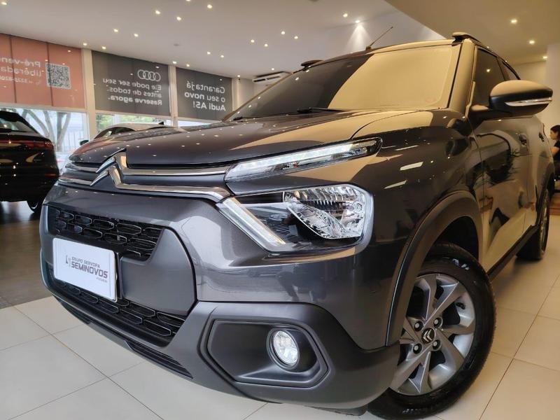 Citroën C3 Feel 1.0 Flex 6V 5p Mec. na cor Cinza em Cascavel / PR - 4868