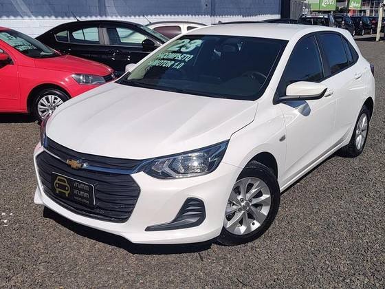 Chevrolet Onix HATCH LT 1.0 12V TB Flex 5p Mec. na cor Branco no Porto Alegre / RS - 48731