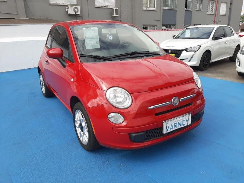 Fiat 500 Cult 1.4 Flex 8V EVO Mec. na cor Vermelho no Porto Alegre / RS - 48855