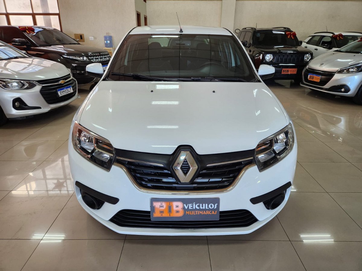 Renault Logan Zen Flex 1.0 12V 4p Mec. na cor Branco no Porto Alegre / RS - 49041