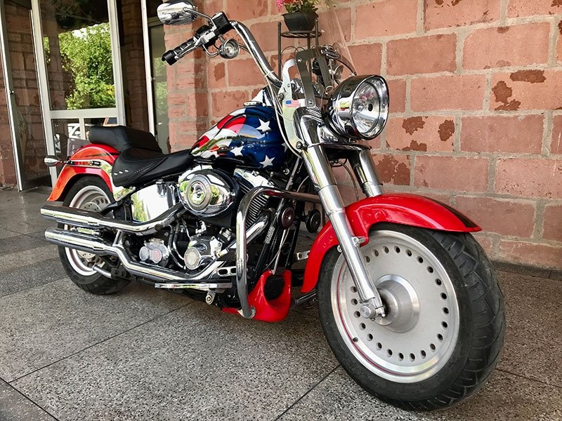 HARLEY-DAVIDSON FAT BOY 120th ANNIVERSARY FLFBS  na cor Vermelho no Porto Alegre / RS - 49124