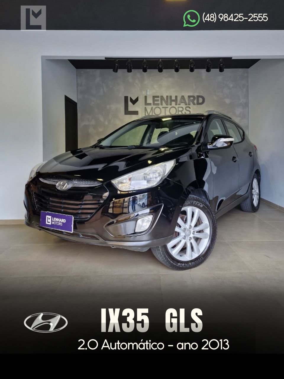 Hyundai Ix35 2.0 16V 170cv 2WD/4WD Aut. na cor Preto em Florianópolis / SC - 4917