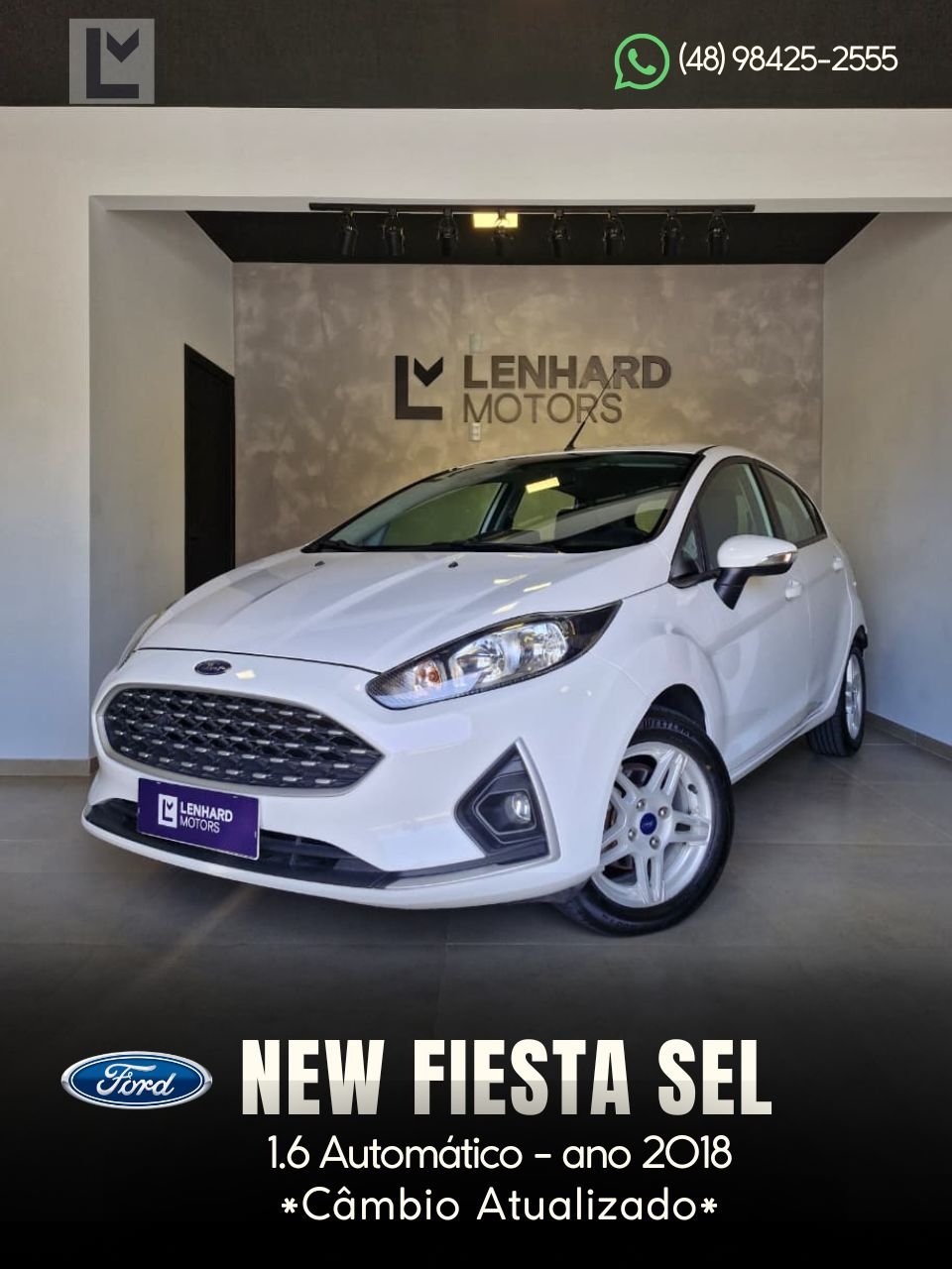 Ford Fiesta 1.6 16V Flex Aut. 5p na cor Branco em Florianópolis / SC - 4923
