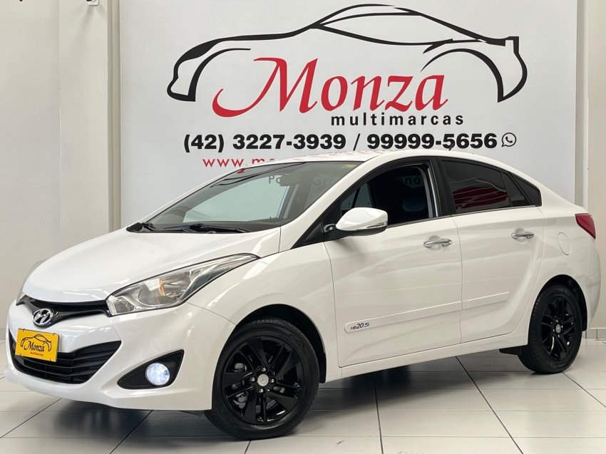 Hyundai HB20 Premium 1.6 Flex 16V Aut. na cor Branco em Ponta Grossa / PR - 49469