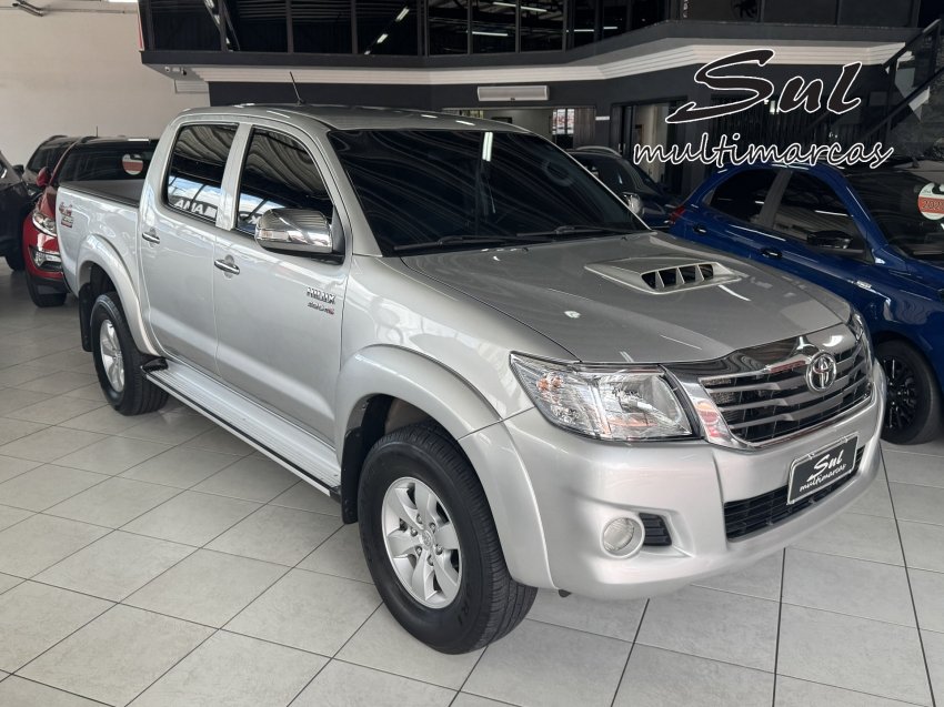 Toyota Hilux CD SRV D4-D 4x4 3.0 TDI Diesel Aut na cor Cinza em Ponta Grossa / PR - 49501