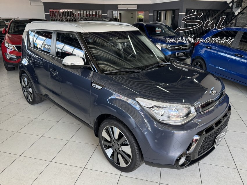 Kia SOUL 1.6/ 1.6 16V FLEX Aut. na cor Azul em Ponta Grossa / PR - 49502