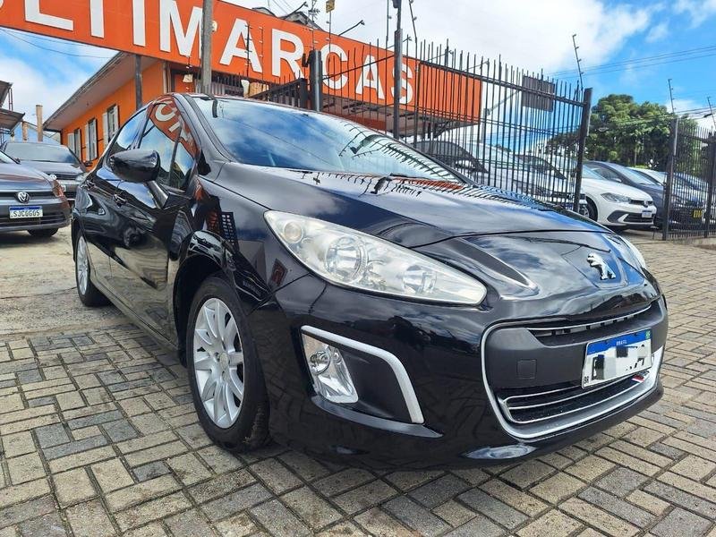 Peugeot 308 Active 1.6 Flex 16V 5p mec. na cor Preto em Curitiba / PR - 4966