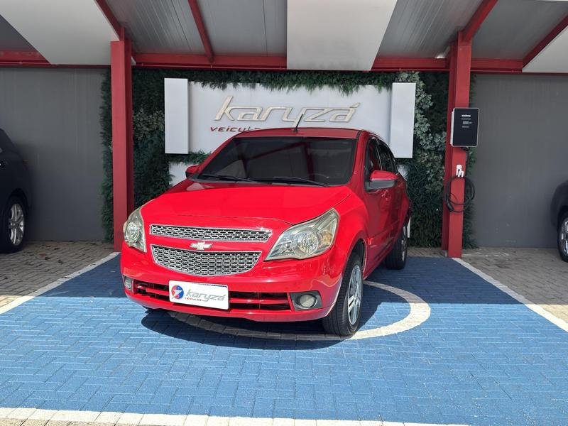 Chevrolet Agile LTZ 1.4 MPFI 8V FlexPower 5p na cor Vermelho em Curitiba / PR - 49664