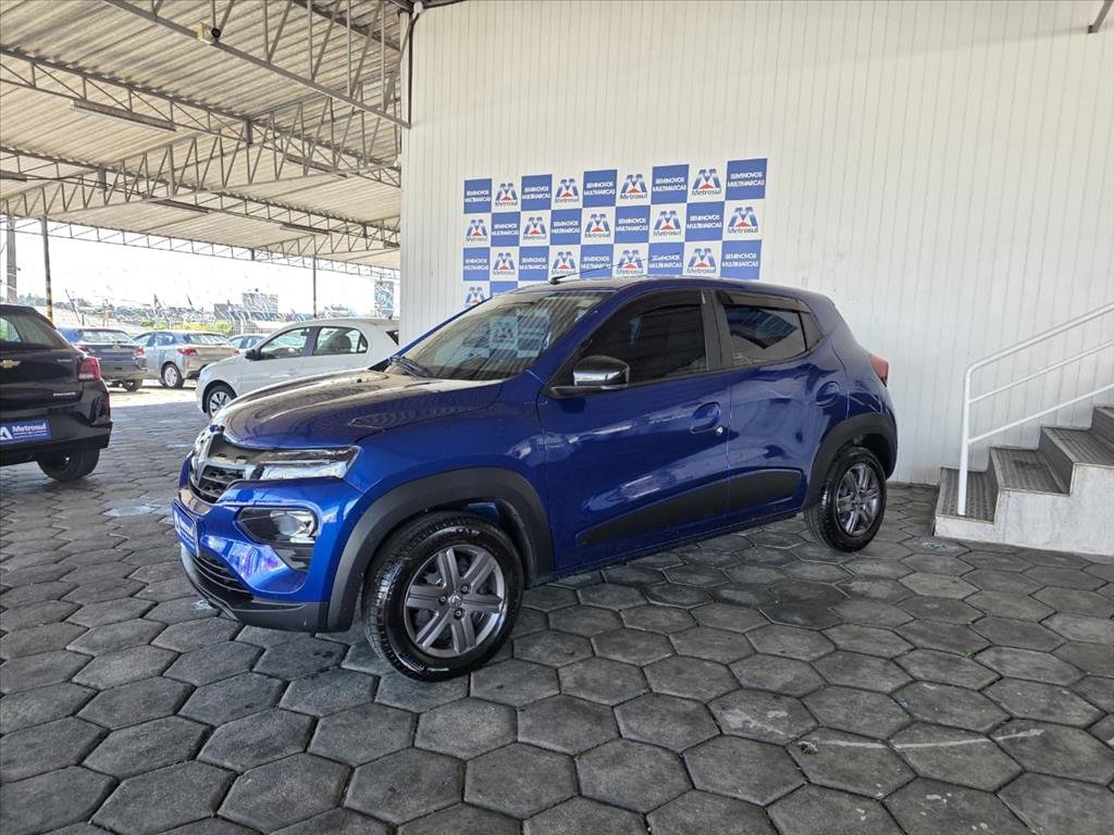 Renault KWID Intense 1.0 Flex 12V 5p Mec. na cor Azul em Curitiba / PR - 49848