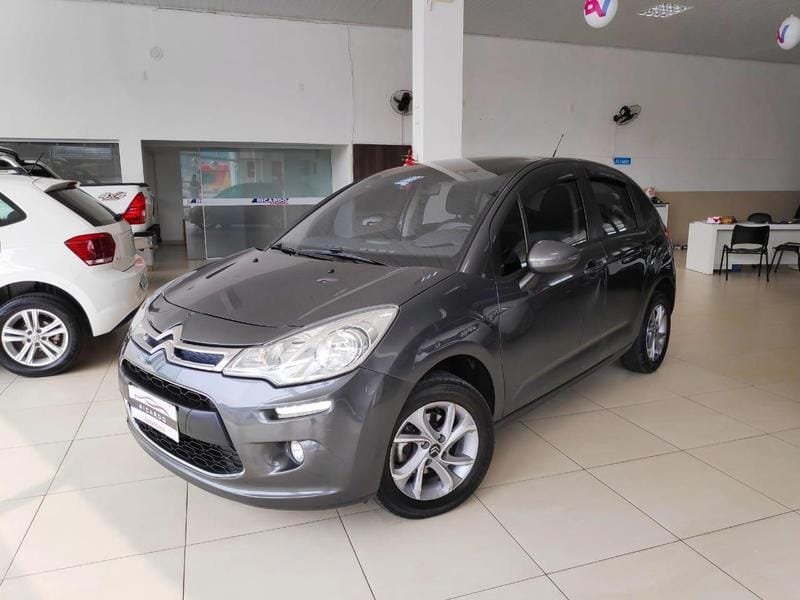 Citroën C3 Tendance 1.6 VTi Flex Start 16V Aut. na cor Cinza em Garopaba / SC - 49906