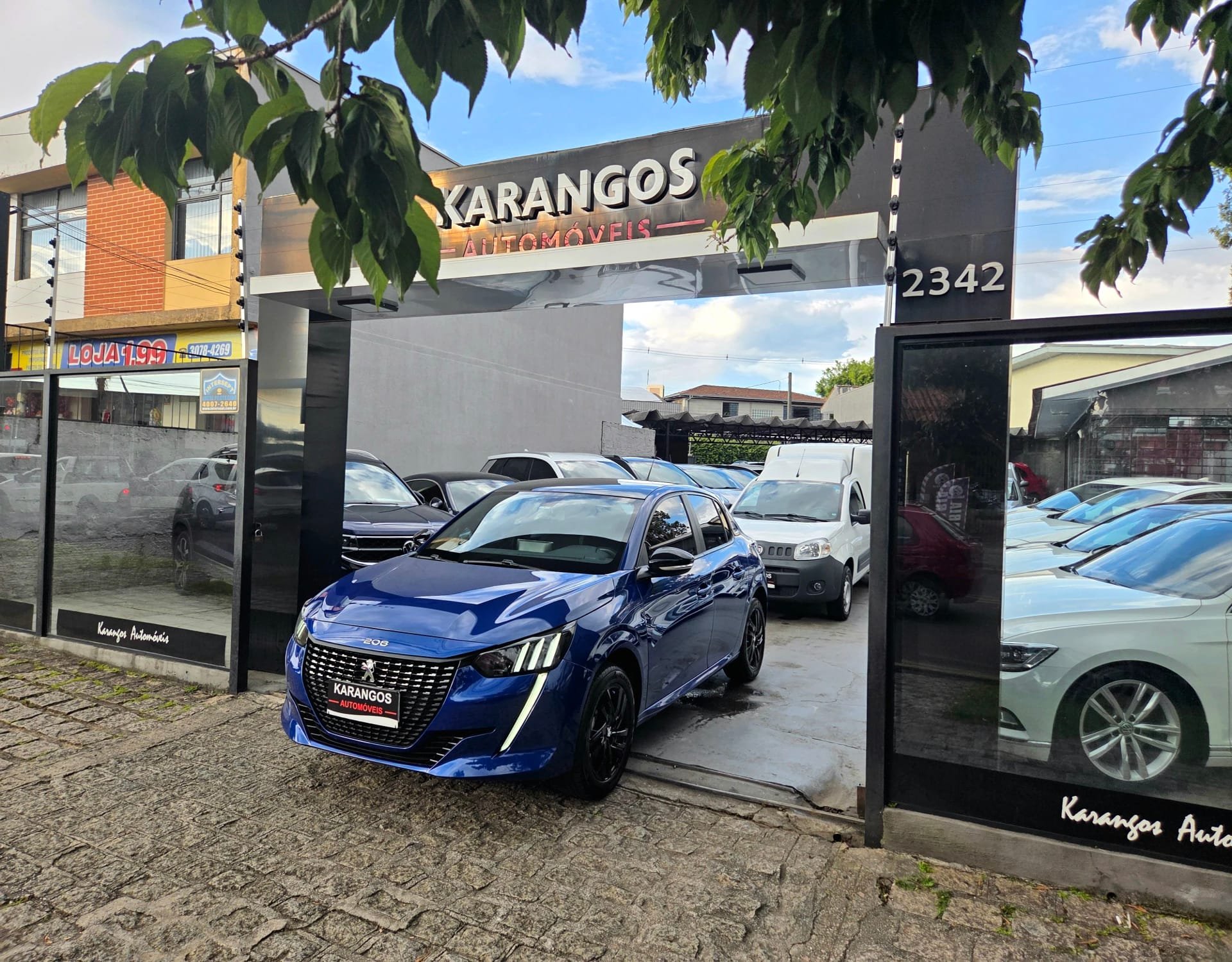 Peugeot 208 Style 1.0 Flex 6V 5p Mec. na cor Azul em Curitiba / PR - 50060