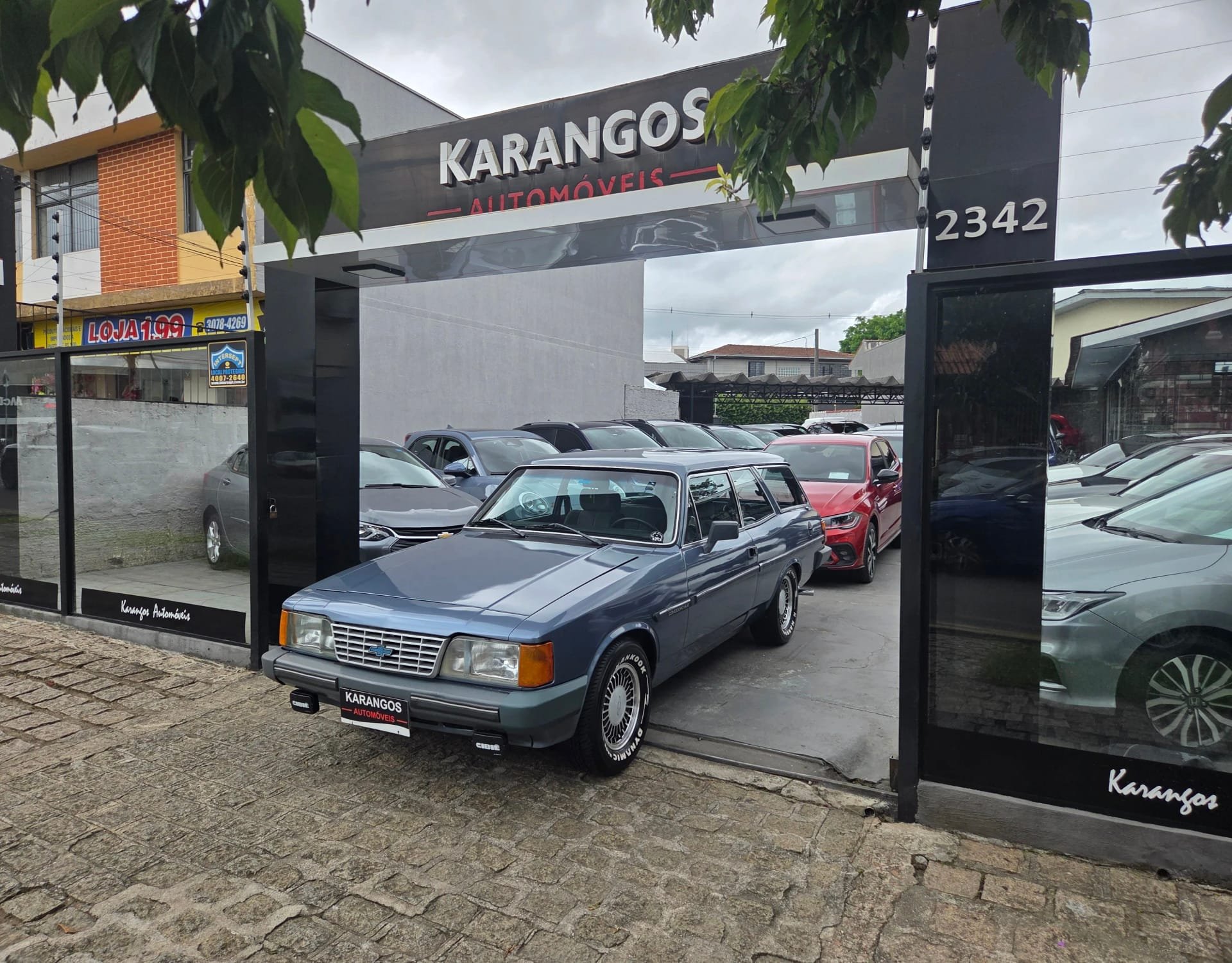Chevrolet Caravan Comodoro 4.1/2.5 na cor Azul em Curitiba / PR - 50071