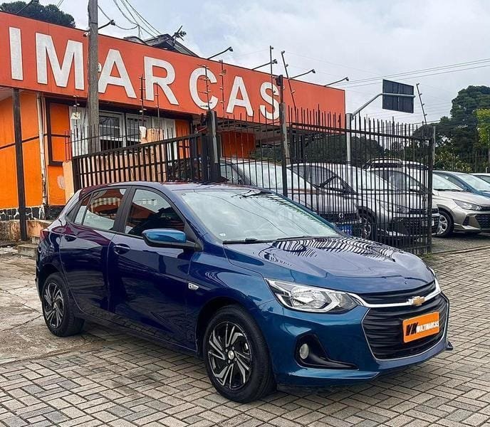 Chevrolet Onix HATCH LT 1.0 12V TB Flex 5p Mec. na cor Azul em Curitiba / PR - 5010