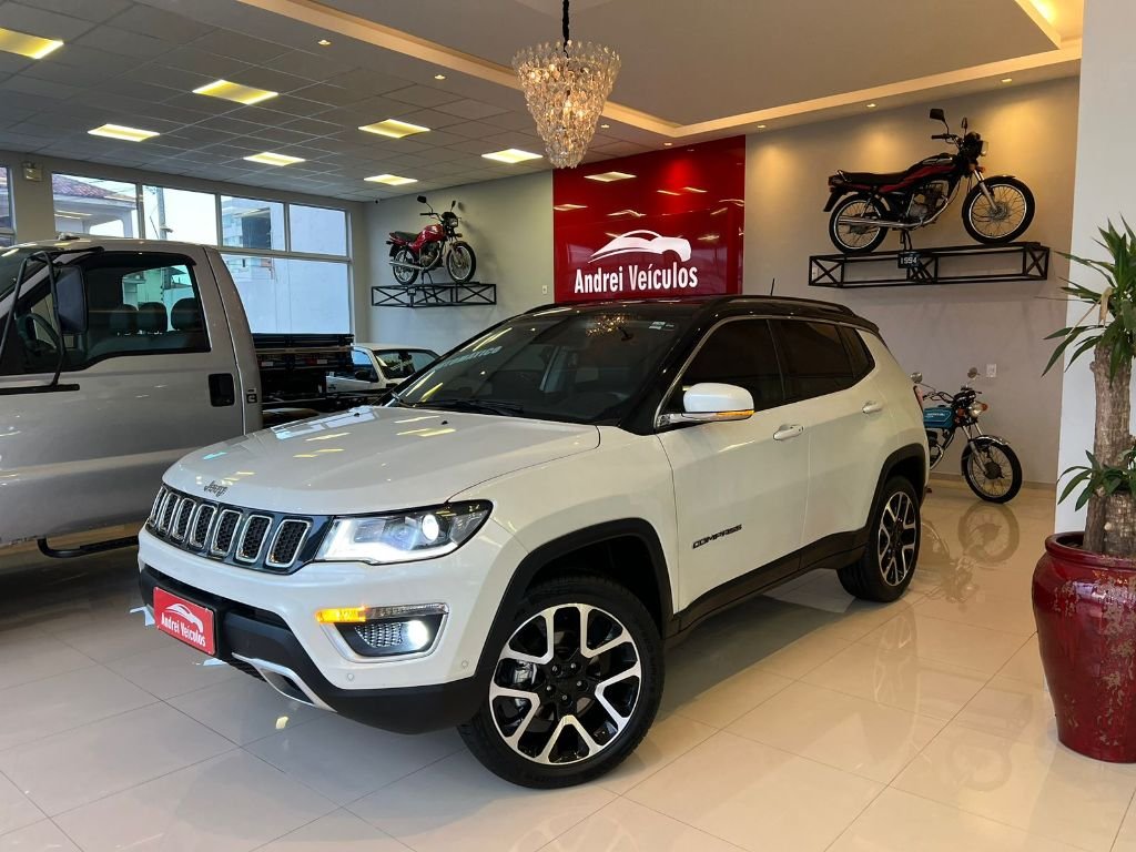 Jeep Compass LIMITED 2.0 4x4 Diesel 16V Aut. na cor Branco em Palhoça / SC - 50418