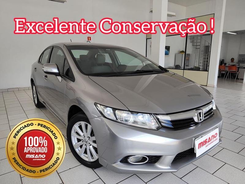 Honda Civic Sedan LXR 2.0 Flexone 16V Aut. 4p na cor Cinza em Curitiba / PR - 50771