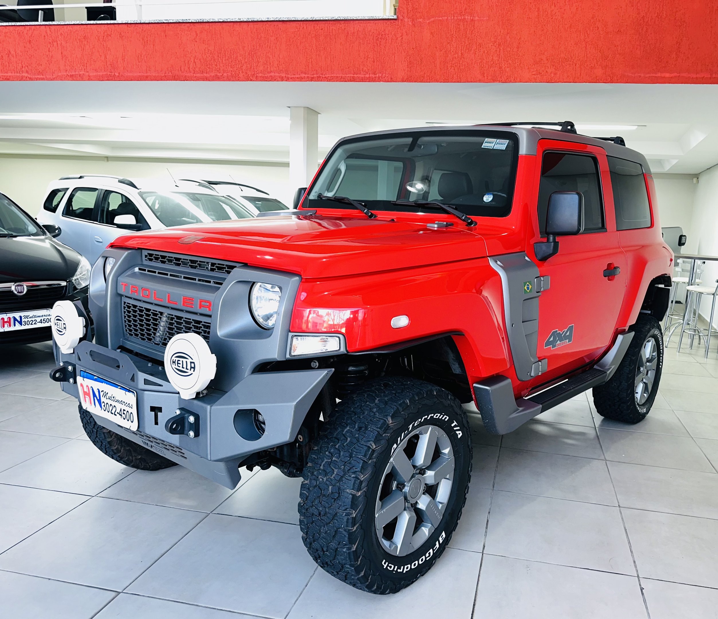 Troller T-4 4x4 3.2 20V Tdi Cap. Rígida Diesel na cor Vermelho em Curitiba / PR - 50942