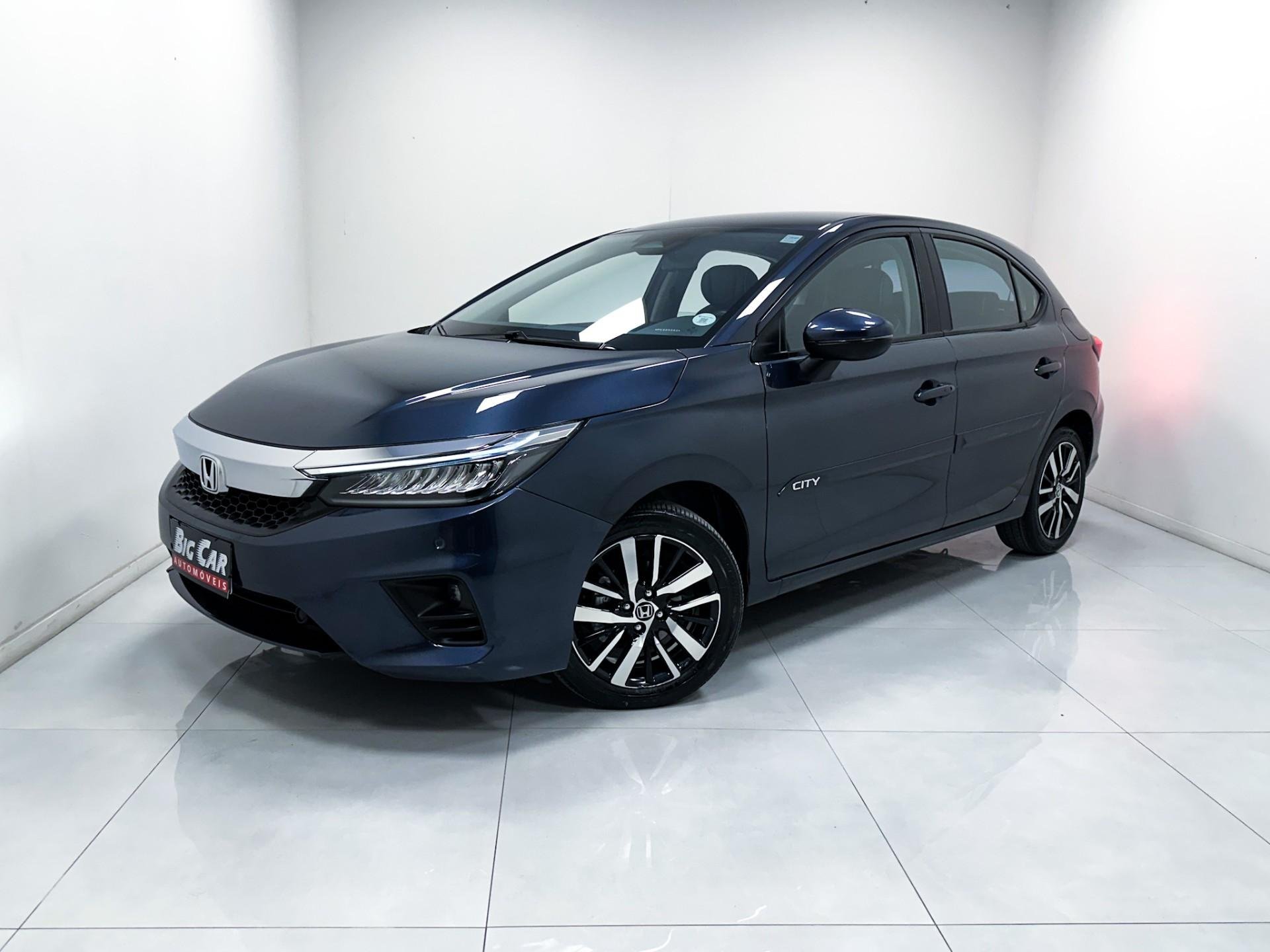 Honda City Hatchback Touring 1.5 Flex 16V Aut na cor Azul em São José / SC - 51069