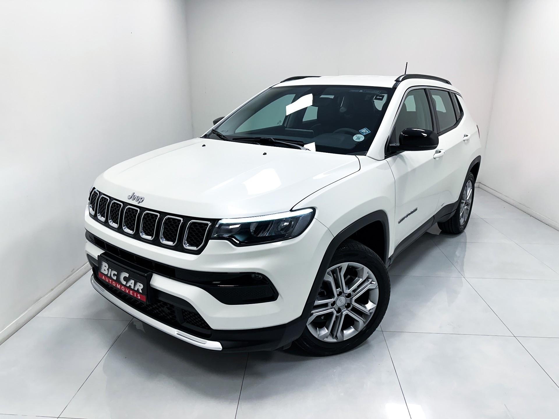Jeep Compass LONG. T270 1.3 TB 4x2 Flex Aut. na cor Branco em São José / SC - 51077