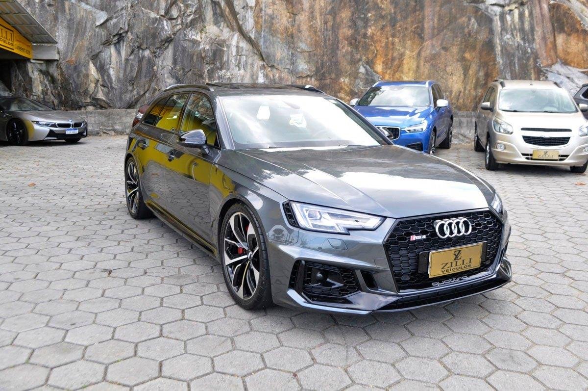 Audi RS4 2.9 Avant V6 TFSI Quattro Tiptronic na cor Cinza em Florianópolis / SC - 51343
