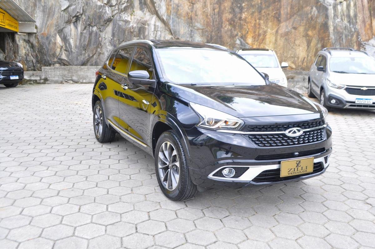 Caoa Chery Tiggo 7 TXS 1.5 16V Turbo Flex Aut. na cor Preto em Florianópolis / SC - 51345