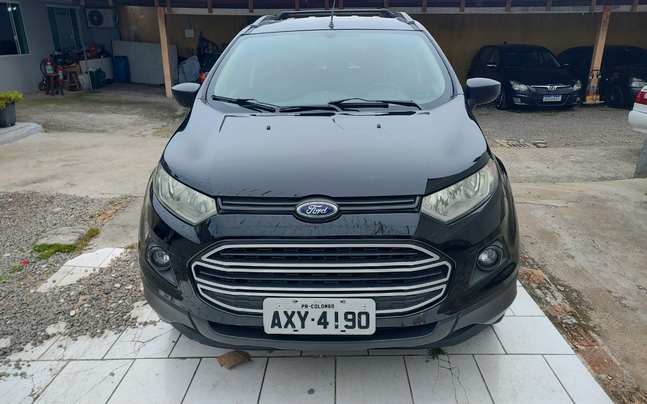 Ford EcoSport FREESTYLE 1.6 16V Flex 5p na cor Preto em Curitiba / PR - 51491
