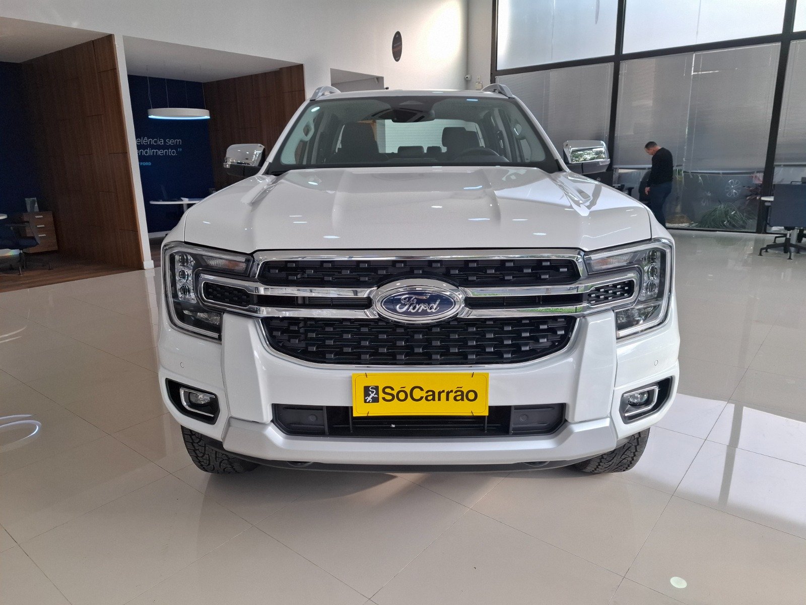 Ford Ranger Limited 3.0 V6 4x4 CD TB Die. Aut na cor Branco em Curitiba / PR - 5186