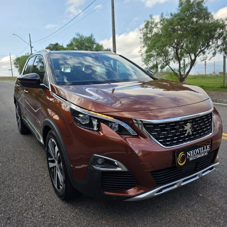 Peugeot 3008 Griffe Pack 1.6 Turbo 16V 5p Aut. na cor Marrom em Curitiba / PR - 51886