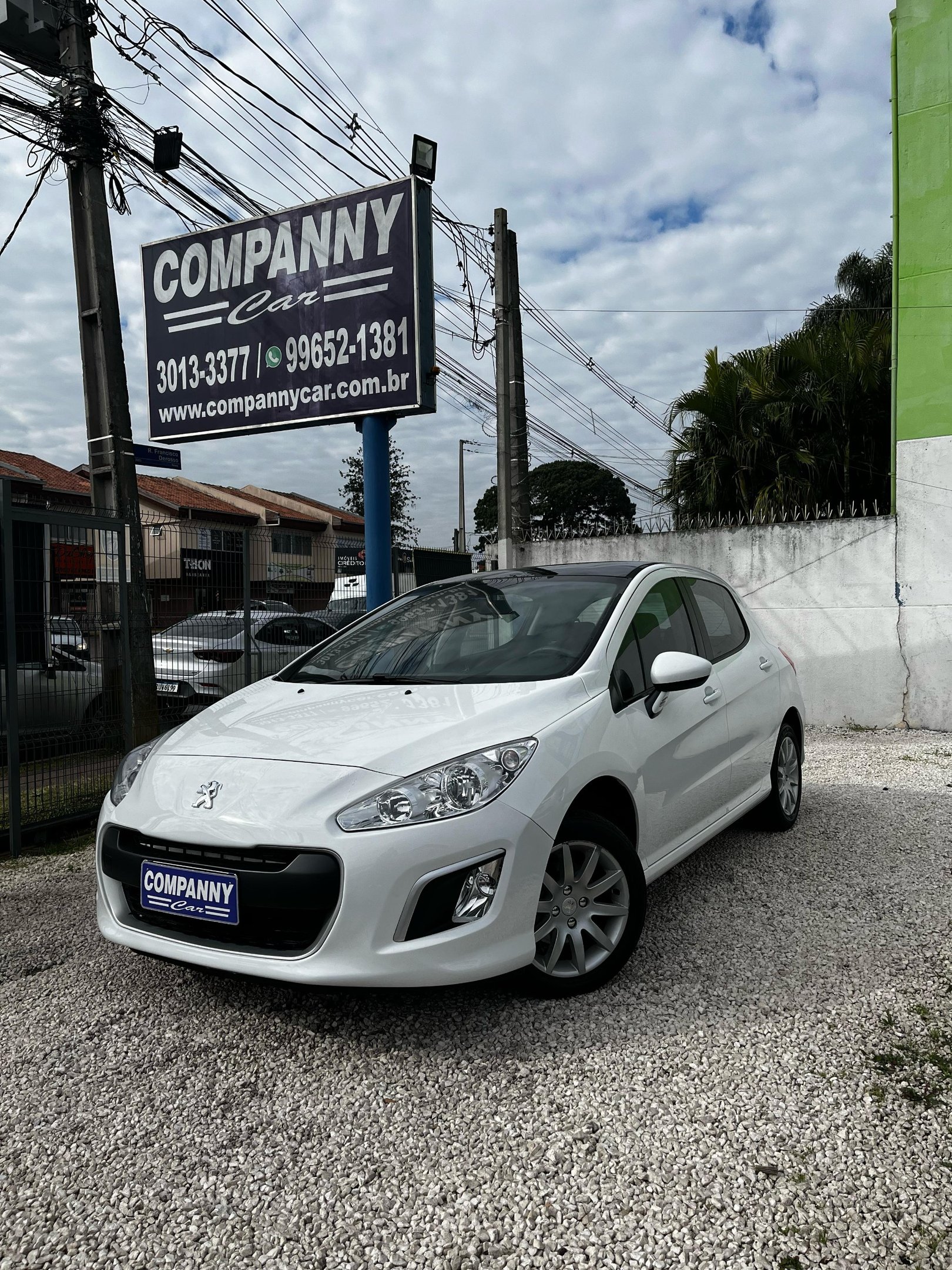 Peugeot 308 Active 1.6 Flex 16V 5p mec. na cor Branco em Curitiba / PR - 51904