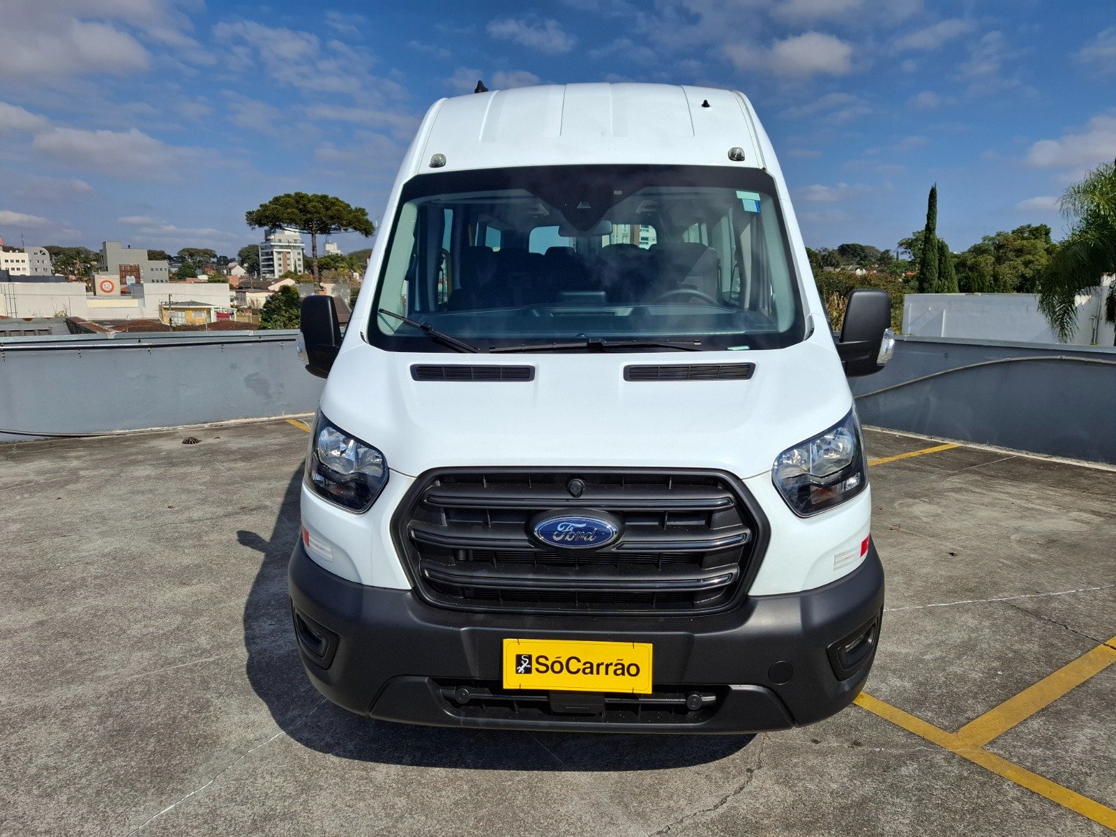 Ford TRANSIT Minibus 18 Lug. 2.0 16V Die Aut. na cor Branco em Curitiba / PR - 5199