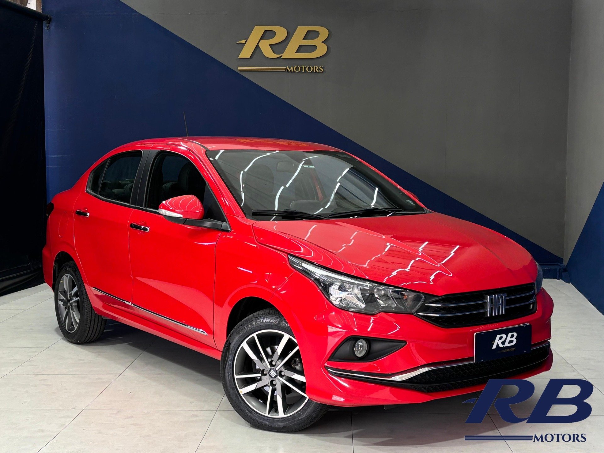 Fiat Cronos PRECISION 1.3 8V Flex Aut. na cor Vermelho em Florianópolis / SC - 52131