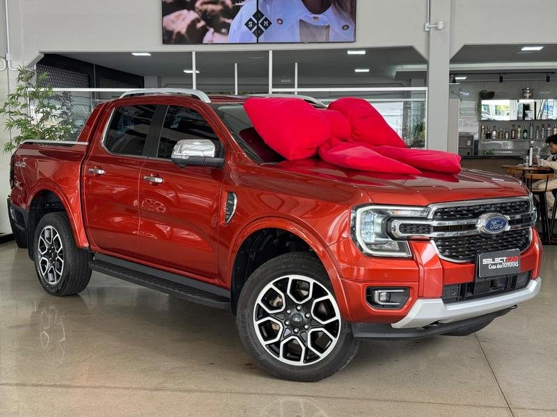 Ford Ranger Limited+ 3.0 V6 4x4 CD TB Die Aut na cor Laranja em São José dos Pinhais / PR - 52321