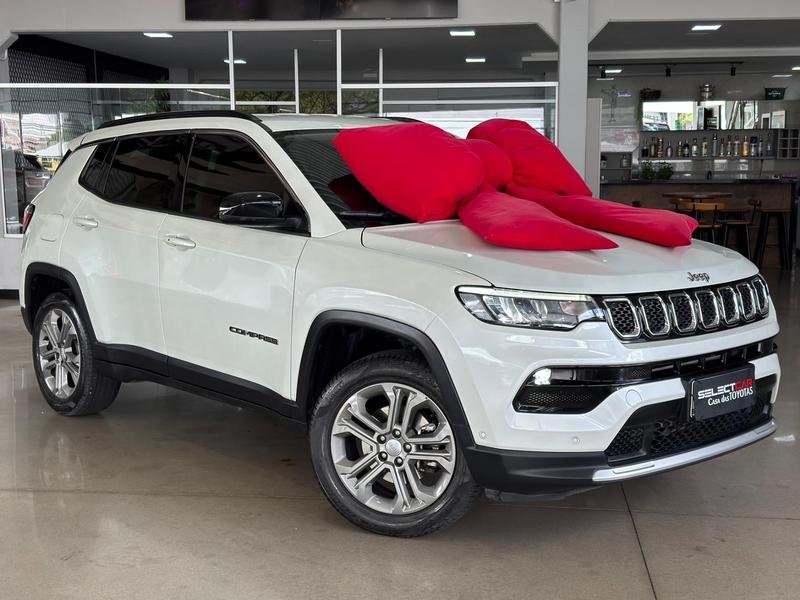 Jeep Compass LONG. T270 1.3 TB 4x2 Flex Aut. na cor Branco em São José dos Pinhais / PR - 52336