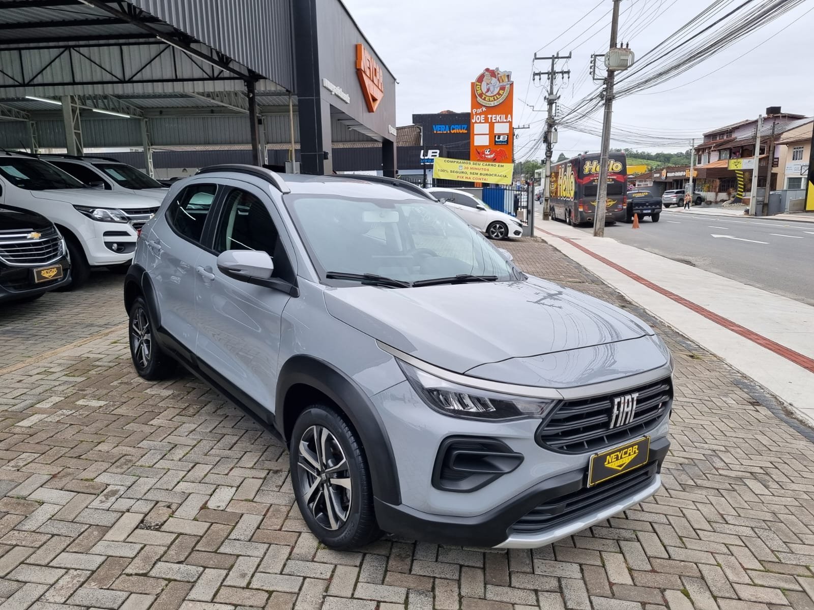 Fiat PULSE AUDACE 1.0 Turbo 200 Flex Aut. na cor Cinza em Joinville / SC - 52364