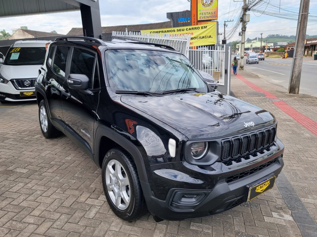 Jeep Renegade Sport T270 1.3 TB 4x2 Flex Aut. na cor Preto em Joinville / SC - 52374