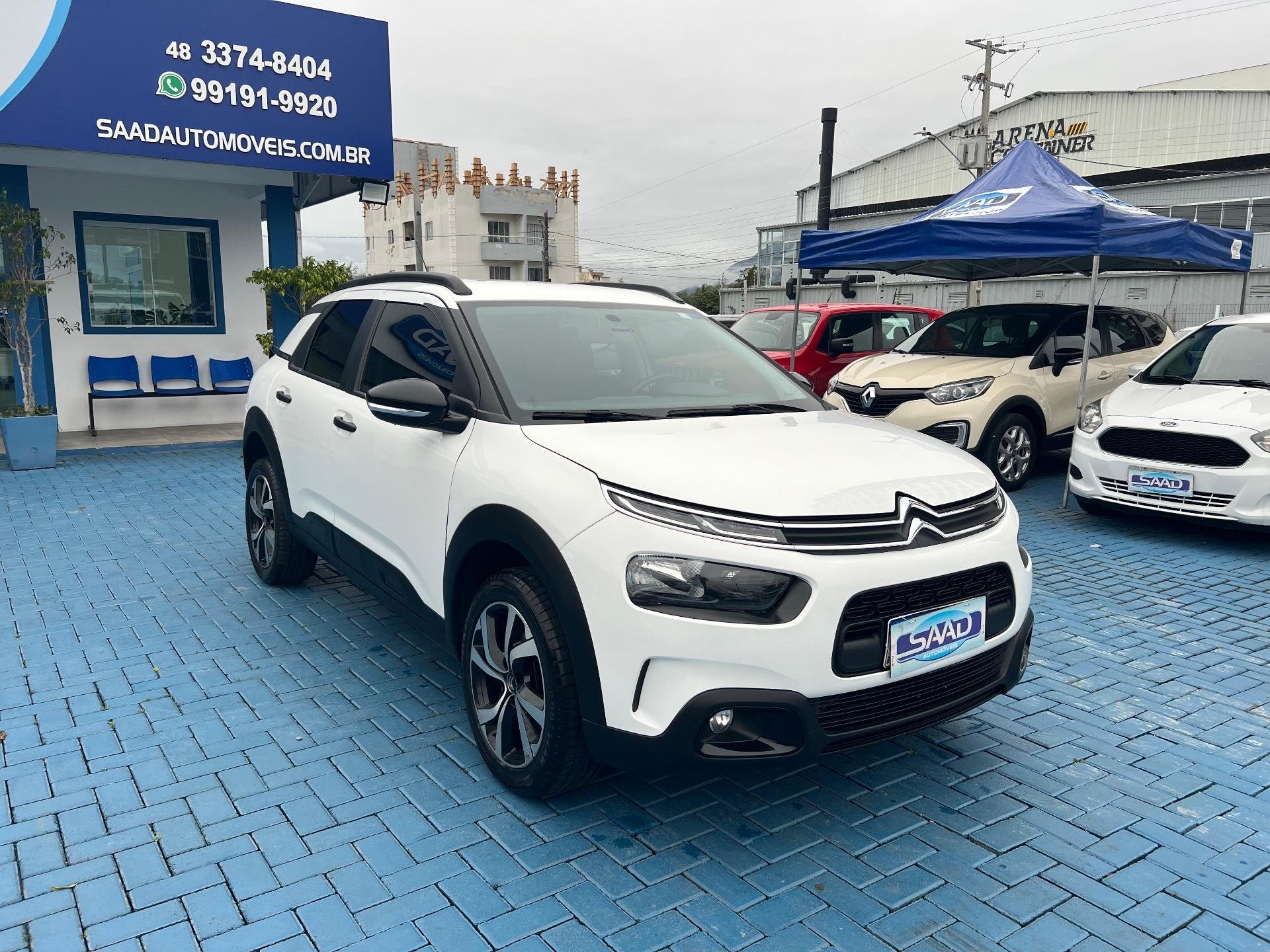 Citroën C4 Cactus FEEL 1.6 16V Flex Aut. na cor Branco em Palhoça / SC - 52456