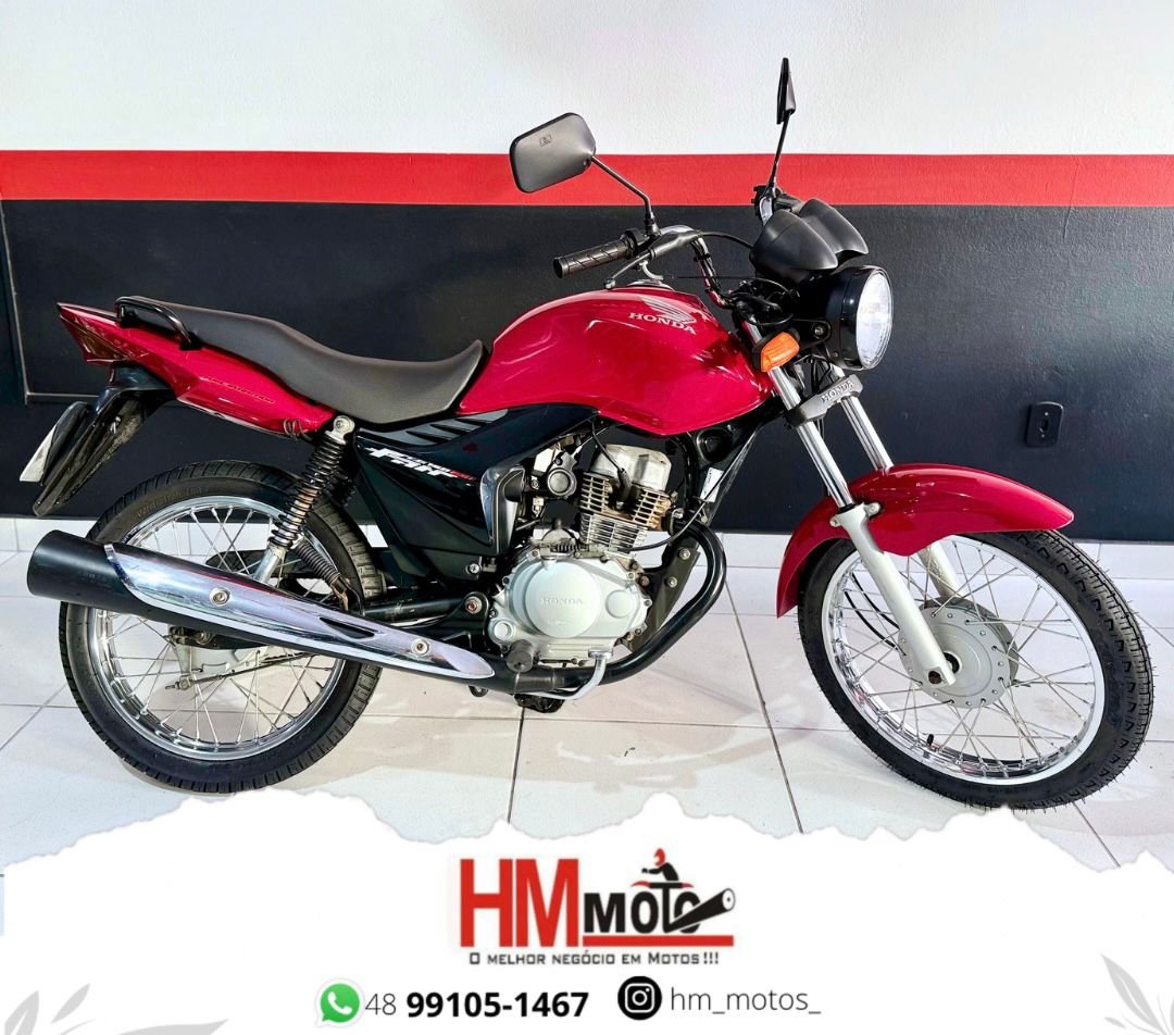 Honda CG 150 FAN ESi/ 150 FAN ESi FLEX  na cor Vermelho em São José / SC - 52536