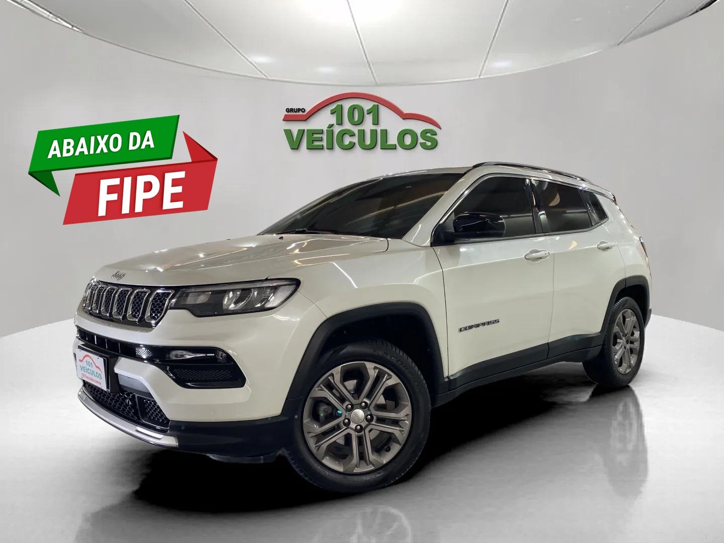Jeep COMPASS LONG. T270 1.3 TB 4x2 Flex Aut. na cor Branco em São José / SC - 52750